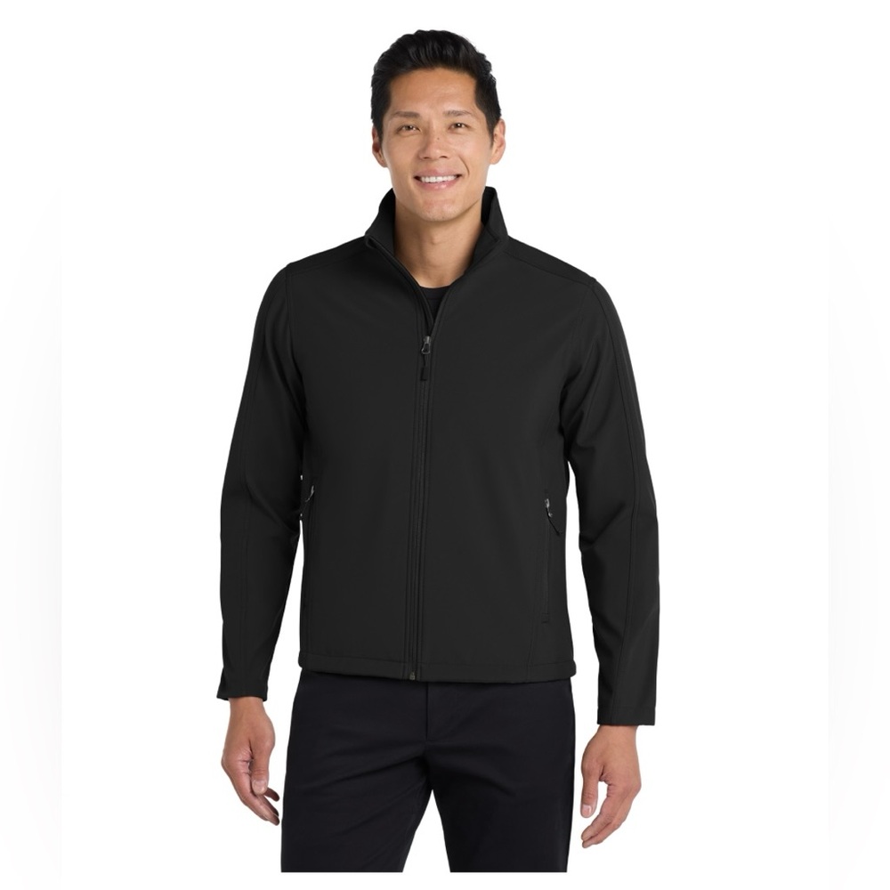Port Authority Core Soft Shell Jacket – Black – Men’s Size Medium